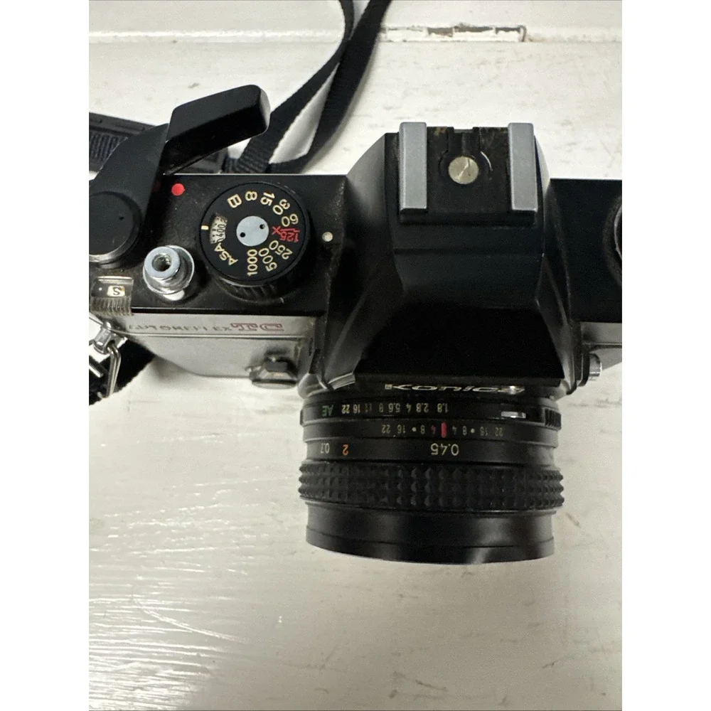 Konica  Autoreflex TC‎ 35mm SLR camera with 50mm F1.4 lens UNTESTED